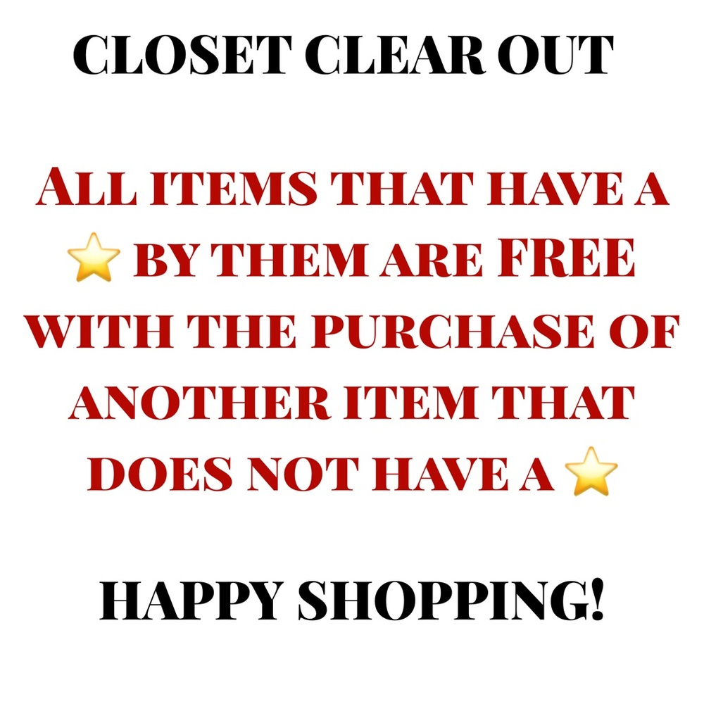 CLOSET CLEAR OUT